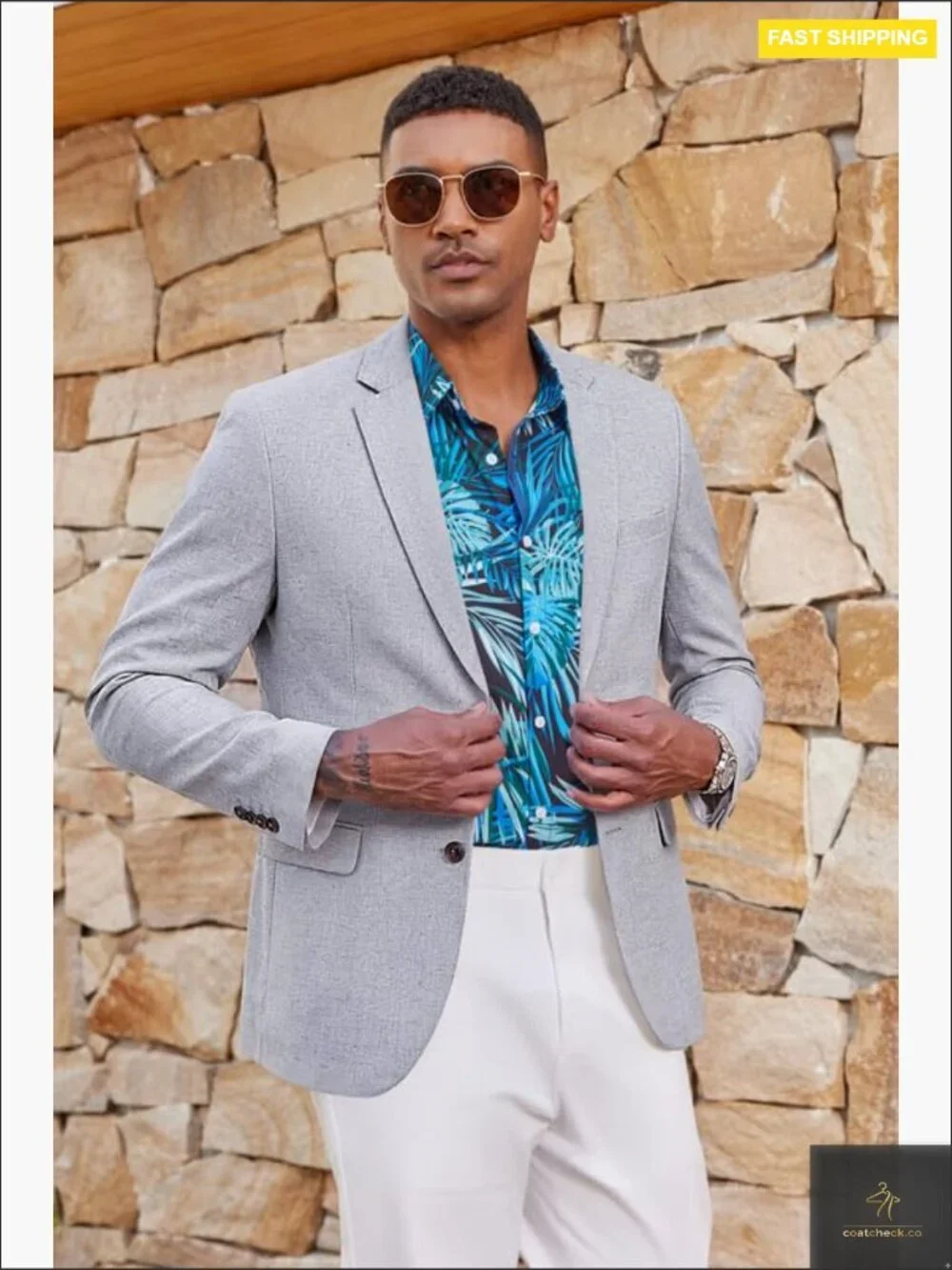 Lightweight Linen Blazer Sport Coat Classic Tailored Fit Business Casual